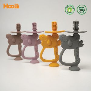 แปรงสีฟันยางกัดซิลิโคน